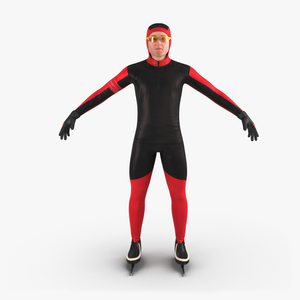 3D model Speed Skater Generic