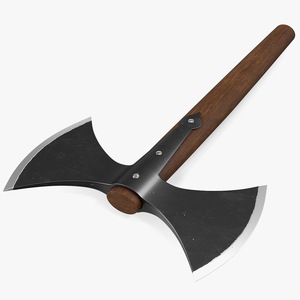 3D Throwing Double Bladed Axe