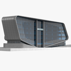 3D Contemporary Office Building model