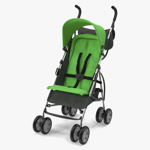 Lightweight Umbrella Stroller Spring Green 3D