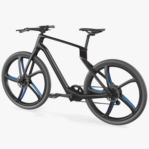 3D Carbon Electric Road Bicycle model