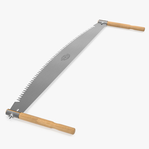 3D Two Person Lynx Brand 5ft Crosscut Saw model