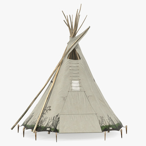 3D Traditional Tipi