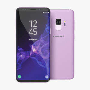 3D model Samsung Galaxy S9 Lilac Purple