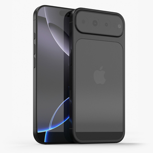 3D iPhone 17 Concept Black model