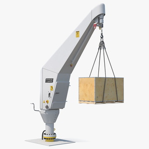 3D Seasight Davits Crane with Load