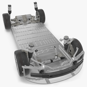 Electric Vehicle Chassis 3D model