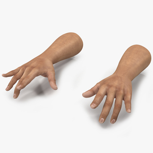 3D Man Hands Pose 3