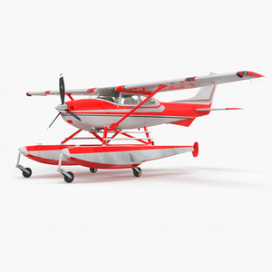 3D model Floatplane Dream Red