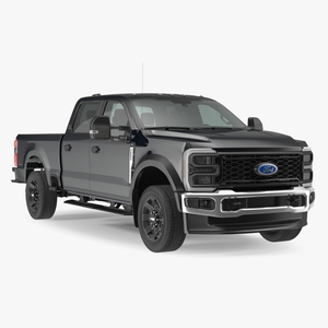 3D Black Ford Super Duty F550