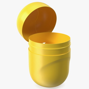 Light Open Kinder Egg Plastic Container 3D model