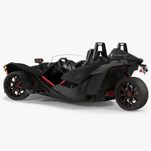 3D model Polaris Slingshot Trike Rigged