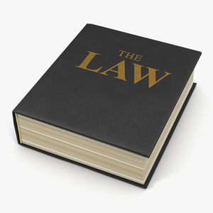 3D model Law Book