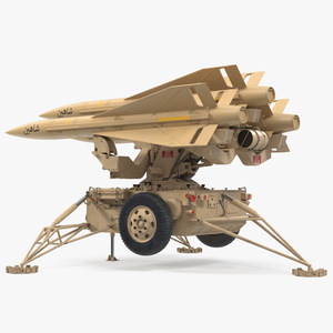 Sand Color MIM23 HAWK System Rigged for Maya 3D model
