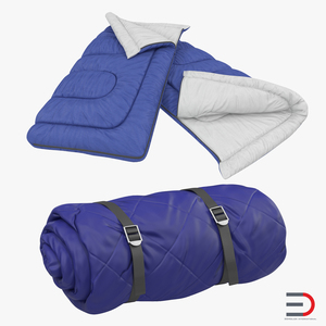 Sleeping Bags Set 3D