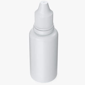 3D model Plastic Drops Bottle 30ml