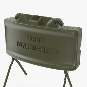 M18A1 Claymore Anti Personnel Mine 3D model