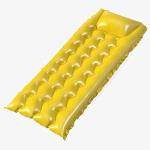 Inflatable Beach Air Mattress 3D model