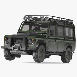 3D Dirty Off Road Car model