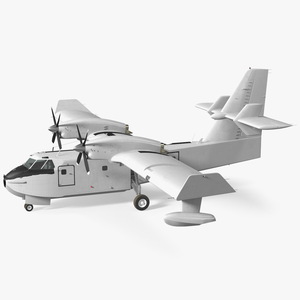 3D Amphibious Aircraft Rigged