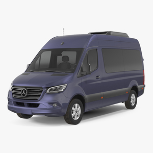 3D model Mercedes Sprinter Tourer Simple Interior