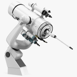 Scientific Observatory Telescope Rigged 3D model