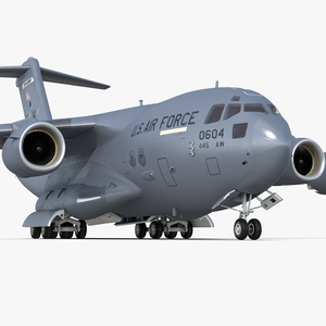 3D model Boeing C17 Globemaster III Large Military Transport Aircraft