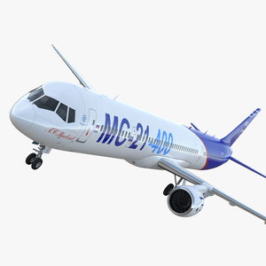 Irkut Airliner MC 21 400 3D model