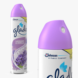 Glade Air Freshener Aerosol Spray Lavender and Vanilla 3D model