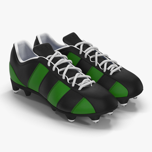 Football Boots 2 Green 3D