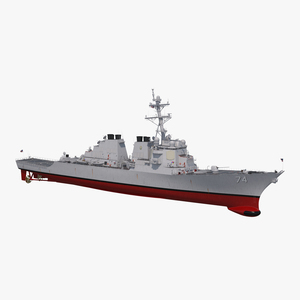 Arleigh Burke Destroyer McFaul DDG 74 3D