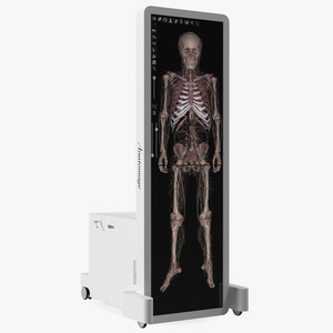 Vertical Interactive Table Display Human Device 3D