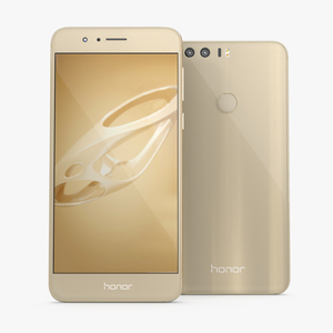 Huawei Honor 8 Sunrise Gold 3D