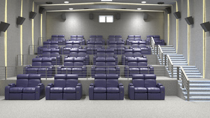 3D Small Cinema Interior