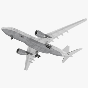 3D Jet Airliner Airbus A330 200 Generic