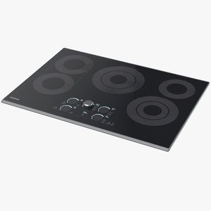 3D Smart Electric Samsung Cooktop Black