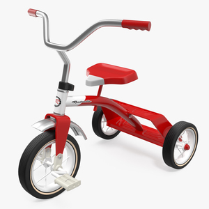 Vintage Red Trike 3D