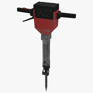 3D Old Electric Demolition Jack Hammer Generic model