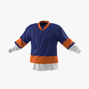 3D Hockey Jersey Generic 3 model