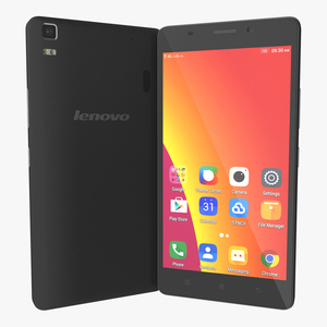 3D Lenovo A7000 Onyx Black model