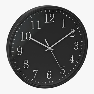 3D model Office Clock 2 Black