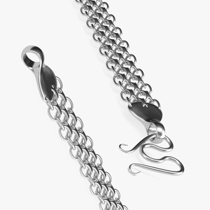 3D model Mesh Jewelry Silver Chain