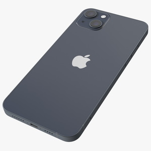 Apple iPhone 14 Plus Midnight 3D model