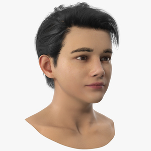 Young Boy Head 3D model