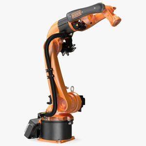 3D KUKA Industrial Robot Arm KR 5-2 Arc Rigged model