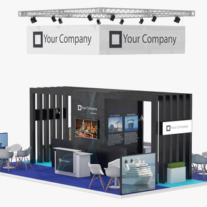 Trade Show Exhibition Booth 3D