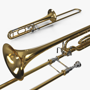 3D model Brass Trombone Instrument