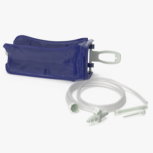 3D model Reusable Enema Bag Colonic Kit