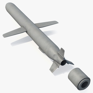 3D Military Cruise Missile model