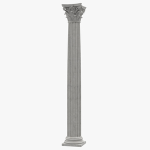 3D Corinthian Order Column model